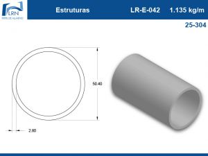 Imagem do PERFIL ALUMINIO LR E 042