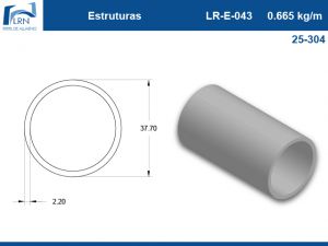 Imagem do PERFIL ALUMINIO LR E 043