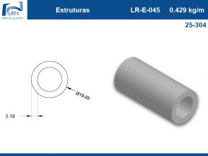 Imagem do PERFIL ALUMINIO LR E 045