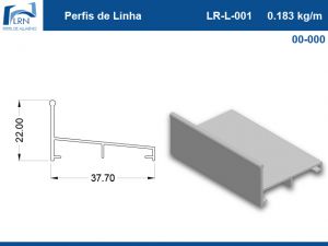 Imagem do PERFIL ALUMINIO LR L 001