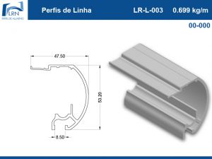 Imagem do PERFIL ALUMINIO LR L 003