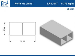 Imagem do PERFIL ALUMINIO LR L 017