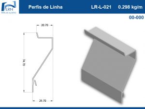 Imagem do PERFIL ALUMINIO LR L 021