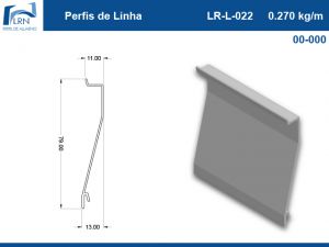 Imagem do PERFIL ALUMINIO LR L 022