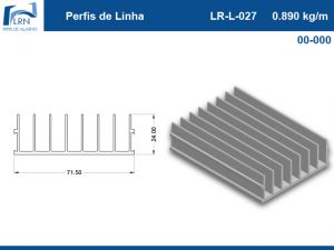 Imagem do PERFIL ALUMINIO LR L 027