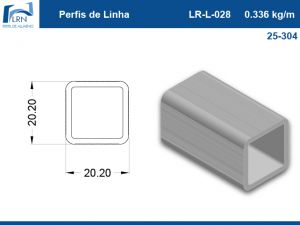 Imagem do PERFIL ALUMINIO LR L 028