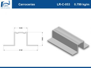Imagem do PERFIL ALUMINIO LR C 053