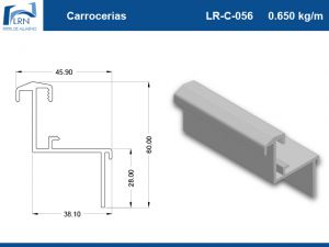 Imagem do PERFIL ALUMINIO LR C 056