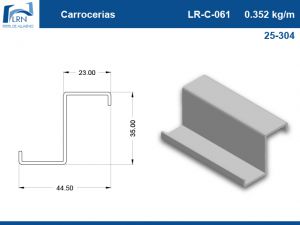 Imagem do PERFIL ALUMINIO LR C 061