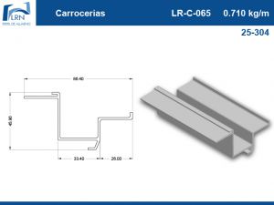 Imagem do PERFIL ALUMINIO LR C 065