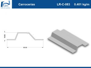 Imagem do PERFIL ALUMINIO LR C 083