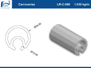 Imagem do PERFIL ALUMINIO LR C 086